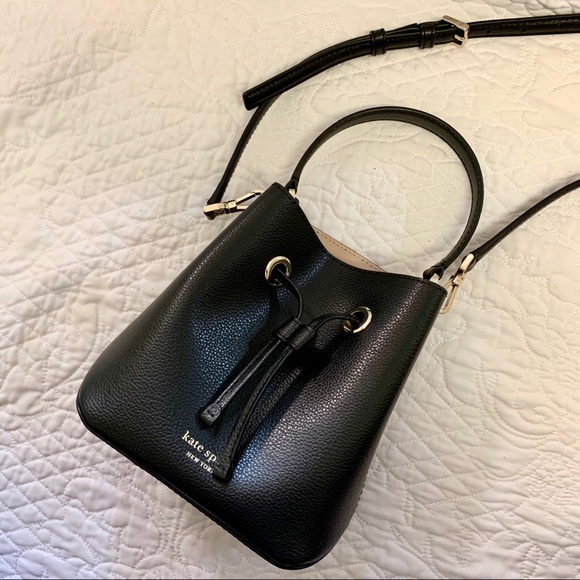 kate spade Handbags - NWT Kate Spade Cutest Mini Black Bucket Bag